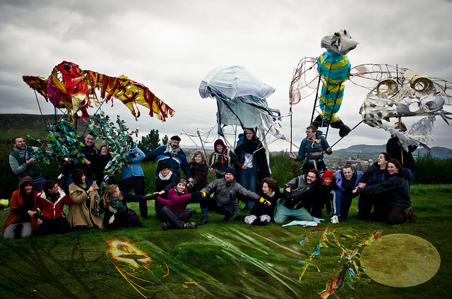 The Elementals at Beltane 2012 by Raini Scott