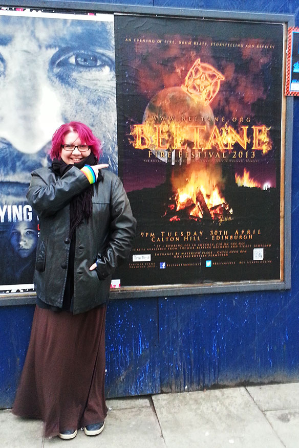 Big Beltane Poster on Leith Walk