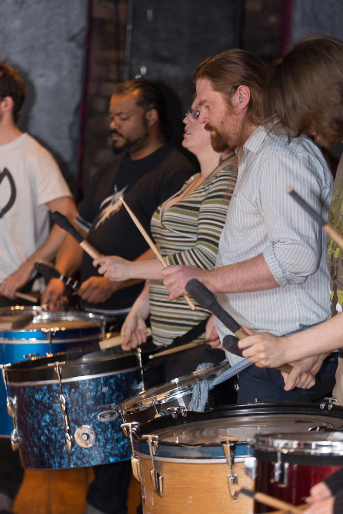 Winter Drummers rehearsal by James Illing