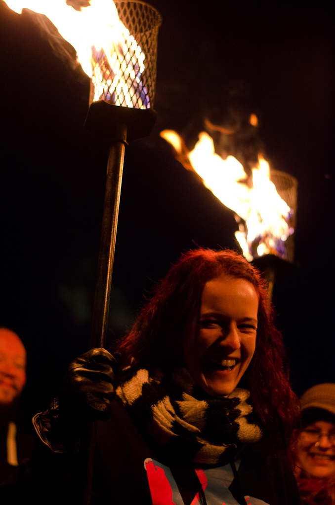 Torchbearers fire practice