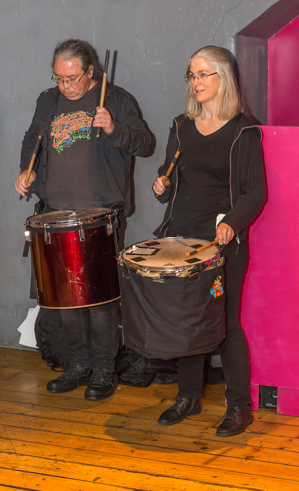 Winter Drummers rehearsal by Neil Barton
