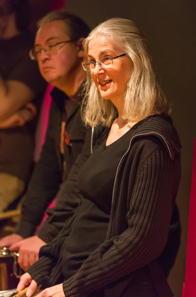 Winter Drummers rehearsal by Neil Barton