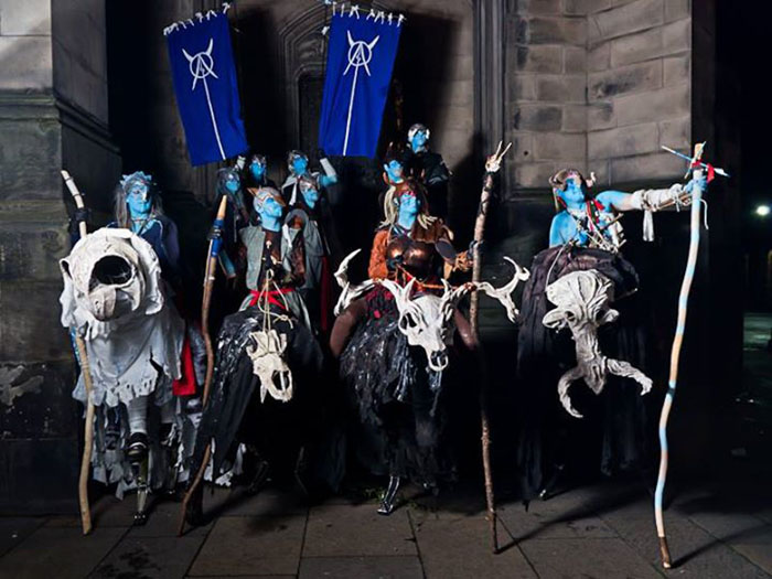 Fenland in Winter Riders Samhuinn 2013 by Mark Taylor