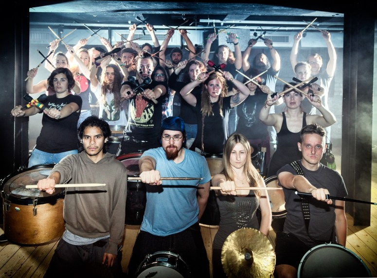 Winter Drummers rehearsal by Martin McCarthy