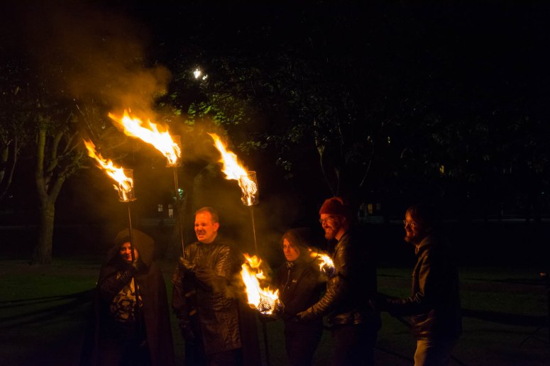 Torchbearers rehearsal by Pascal van der Meiden
