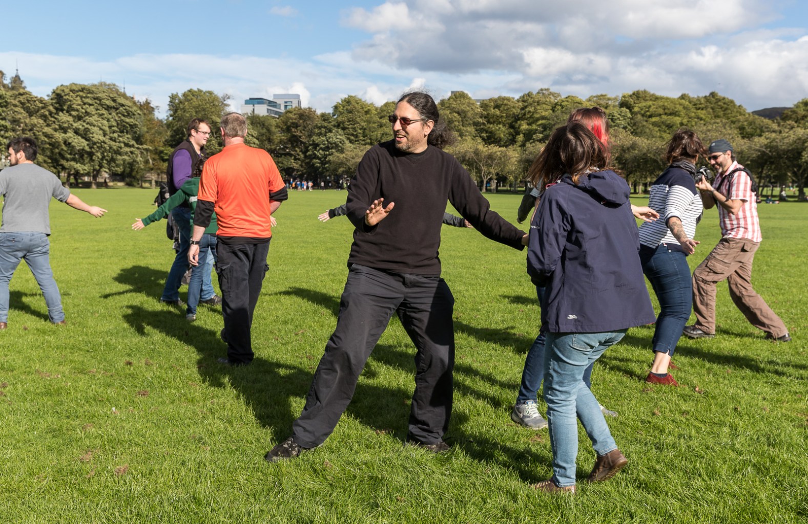 Stewards rehearsing for Samhuinn 2016 by Neil Barton