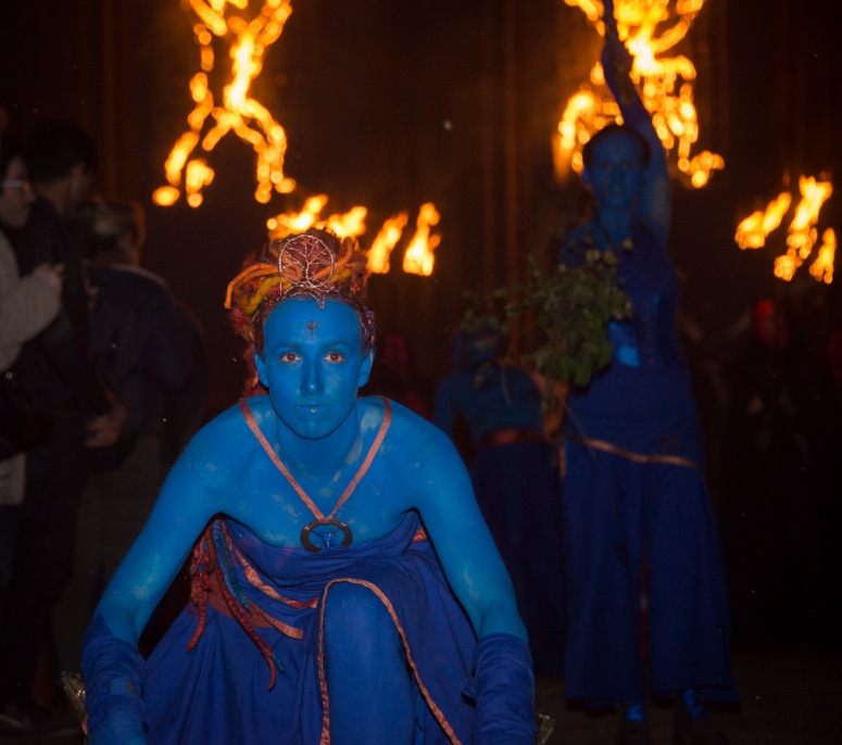 Blues at Beltane Fire Festival 2017 | Copyright James Armandary for Beltane Fire Society.
